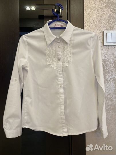 Блузка белая для девочек