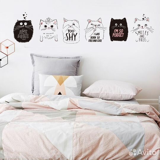 Интерьерные наклейки в детскую на стену