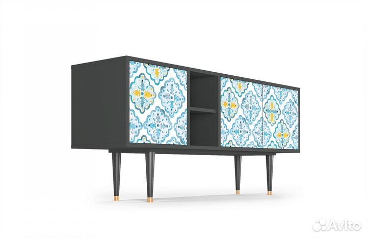 Тв-тумба T5 - Антрацит - Portugese tiles