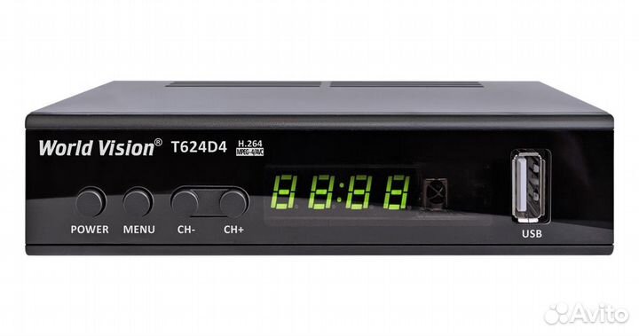 Цифровая приставка DVB-T2 World Vision T624 D4