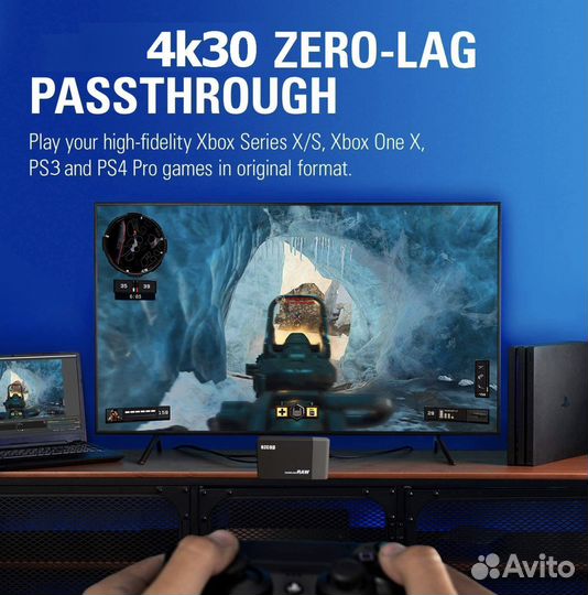 Карта видеозахвата Real 4K full HD 1080P 60 fps