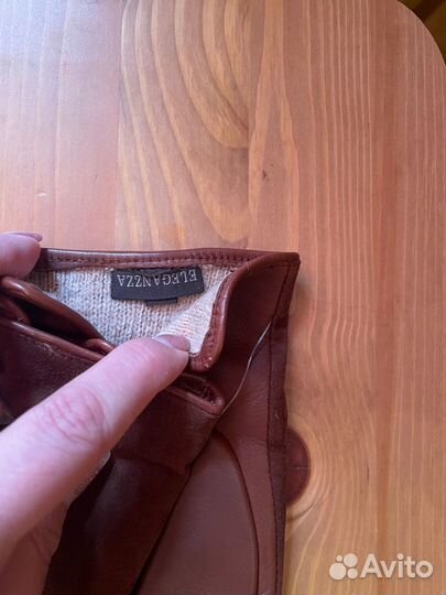 Перчатки женские кожаные новые