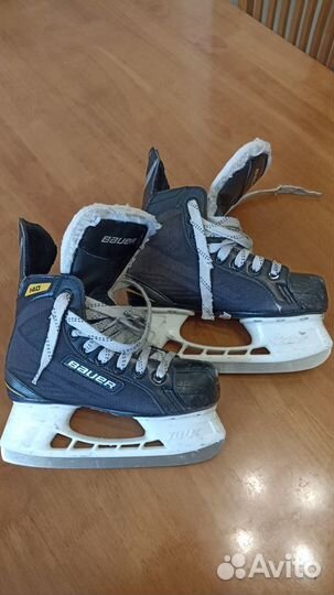 Хоккейные коньки bauer 33,5