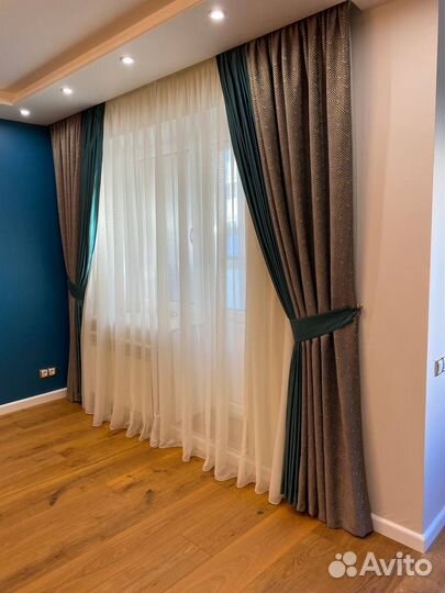 Пошив штор на заказ. Выезд дизайнера