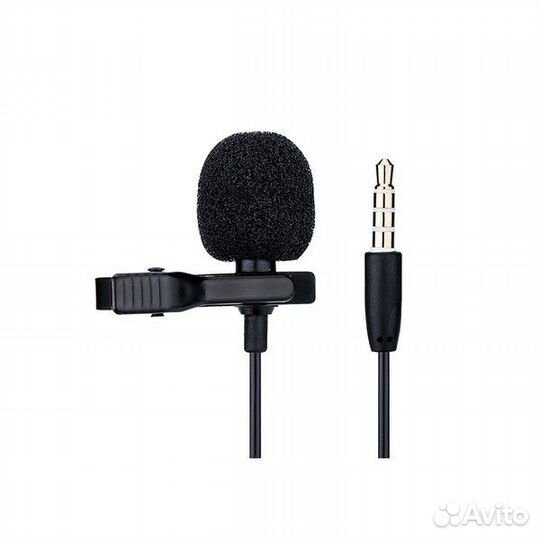 Петличный проводной микрофон