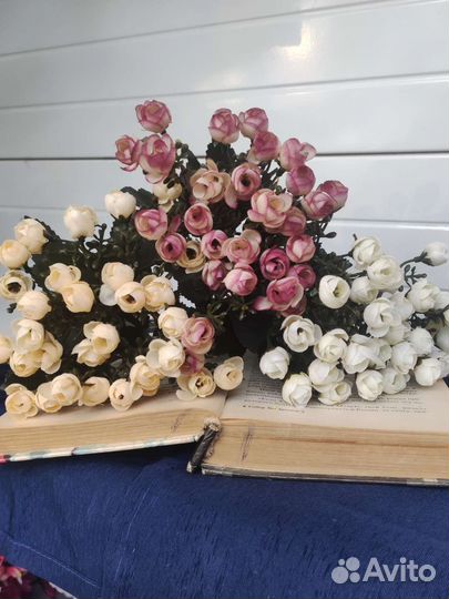 Искусственные цветы для декора свадьбы