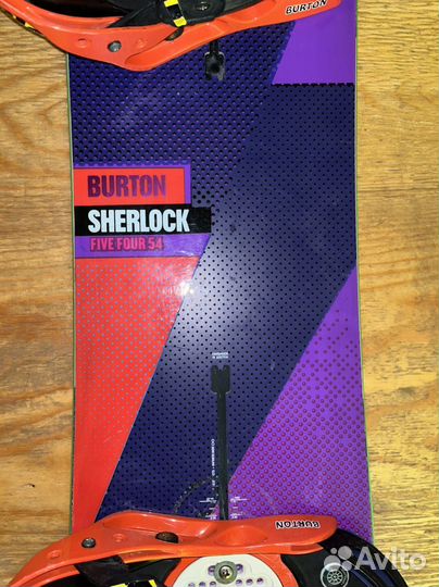 Сноуборд burton sherlock 154 с креплениями