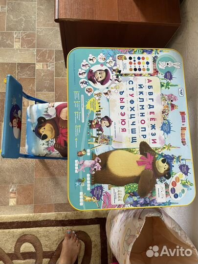 Детский стол и стульчик