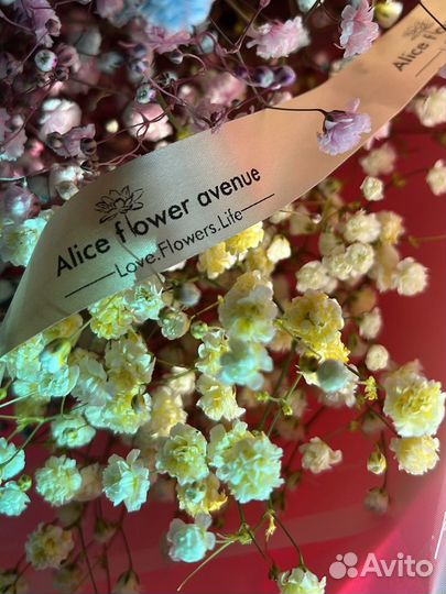 Букет гигант из гипсофилы