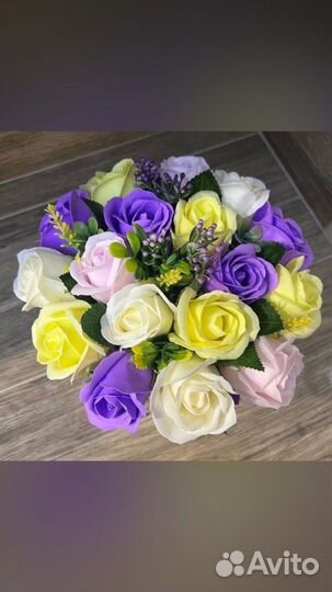 Букет цветов из мыла