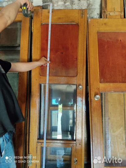 Дубовые двери и окна б/у