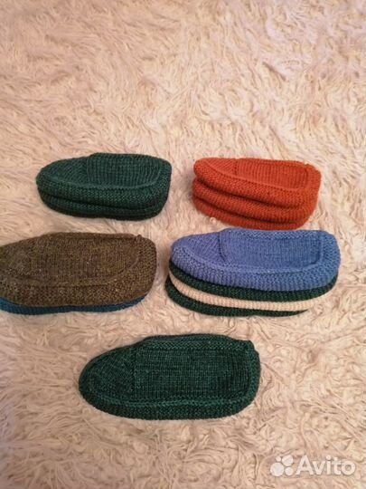 Вязанные носки ручной работы