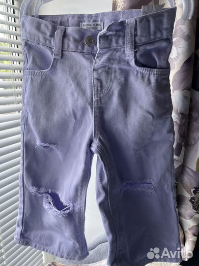 Джинсы для девочки 80-86