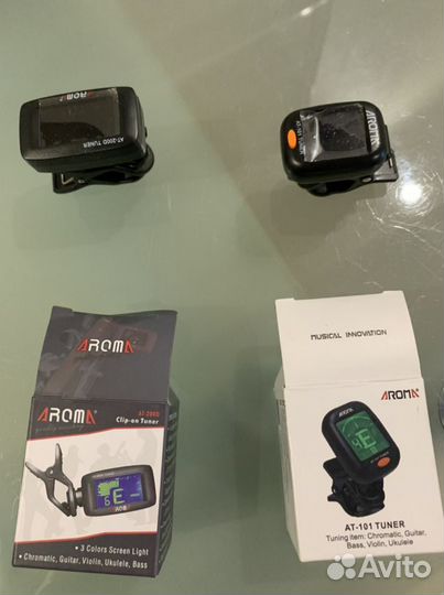 Пьезовый тюнер для гитары