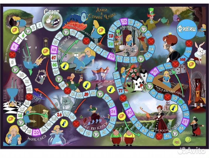 Настольная Игра Алиса в Стране чудес