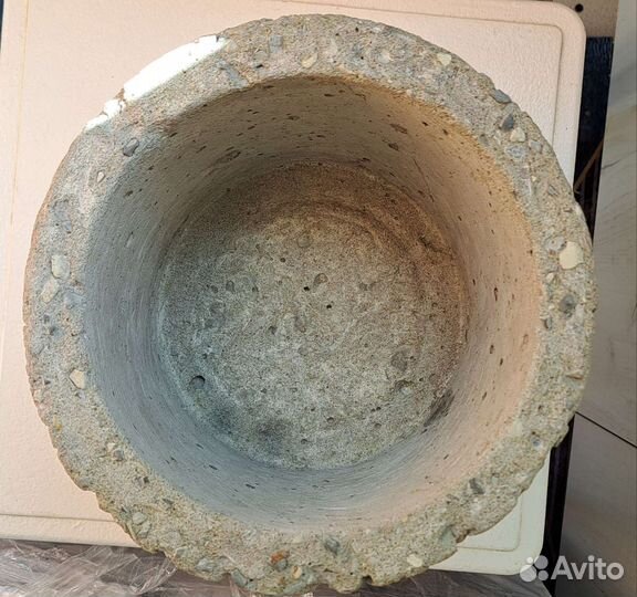 Кашпо для цветов из цемента