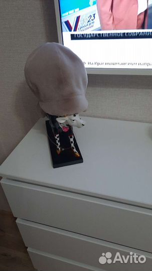 Женская шапка,мех искуст