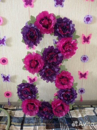 Цифра 3, веера под заказ