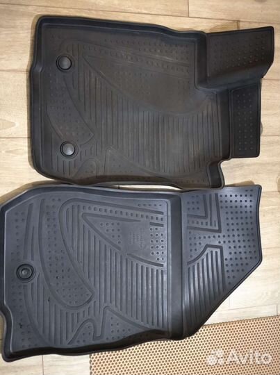 Коврики резиновые в салон Ларгус