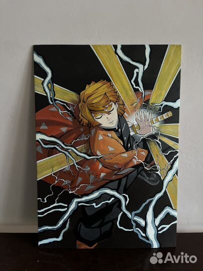 Картина акрилом на холсте Зеницу