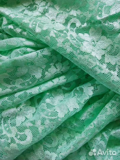 Кружево ткань 3 отреза