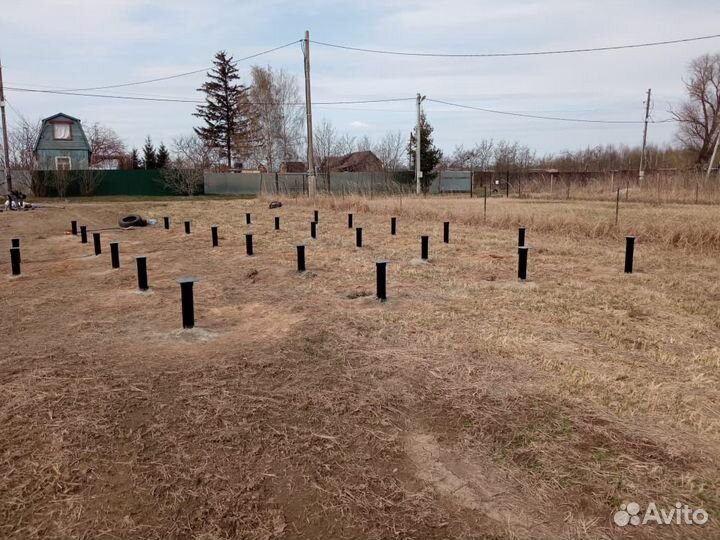 Винтовые сваи под ключ установка