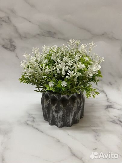 Кашпо из гипса