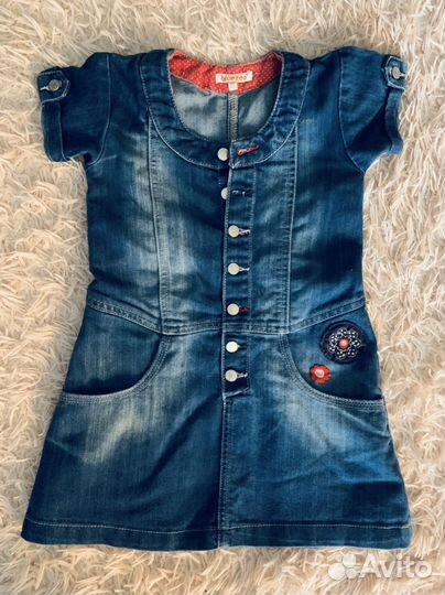 Платье джинсовое