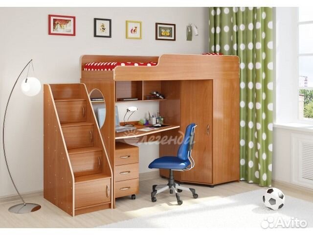 Кровать чердак