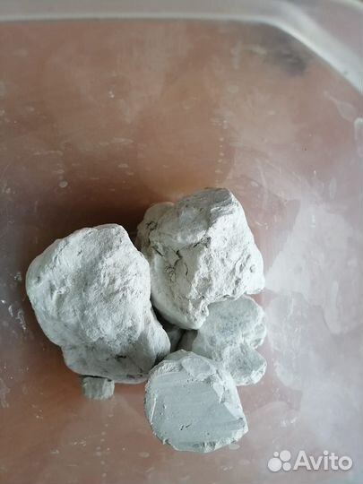 Глина белая пищевая, вес 1кг