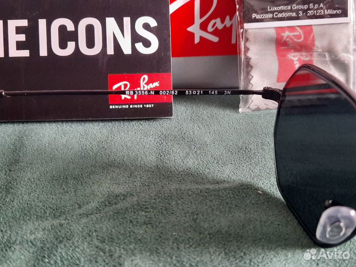 Солнцезащитные очки Ray ban Octagonal черные