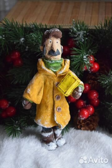 Ватные елочные игрушки Простоквашино