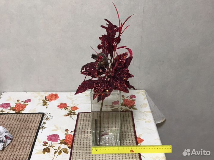 Ваза для цветов стекло