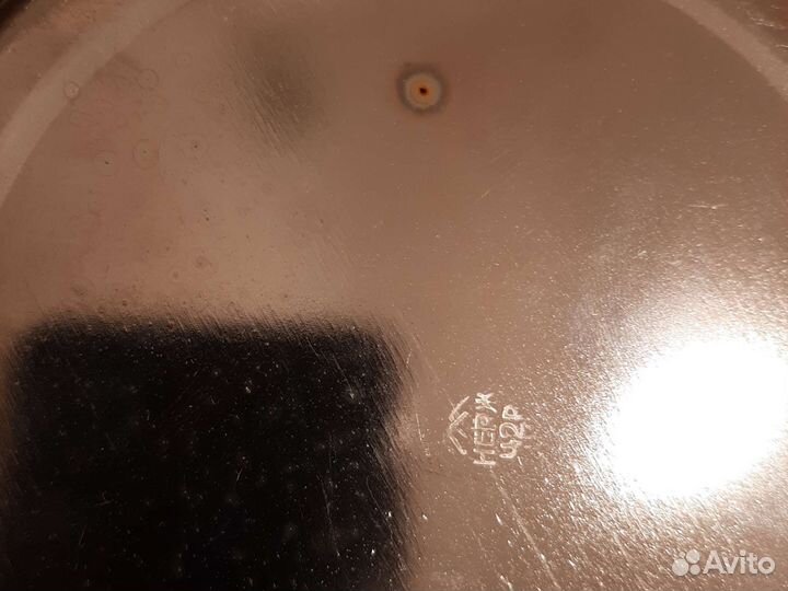 Тарелка из нерж стали 1973 г