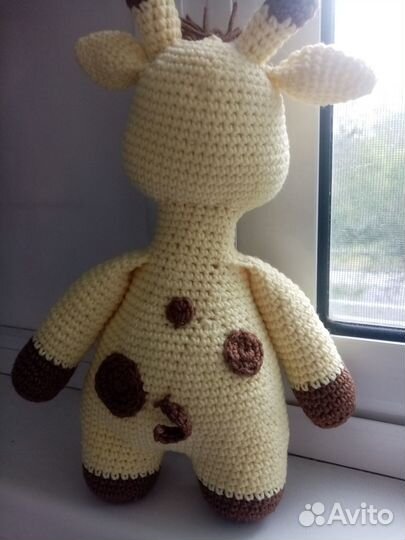 Вязаные игрушки Жирафик