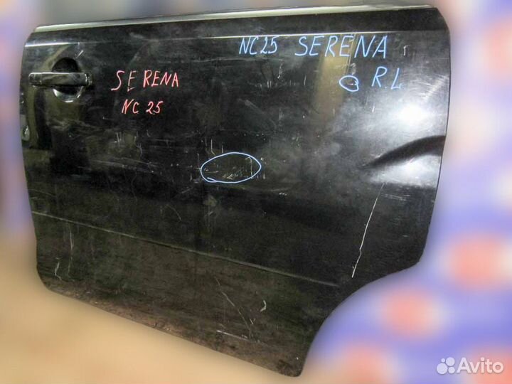 Дверь задняя левая nissan serena NC25 ниссан серен