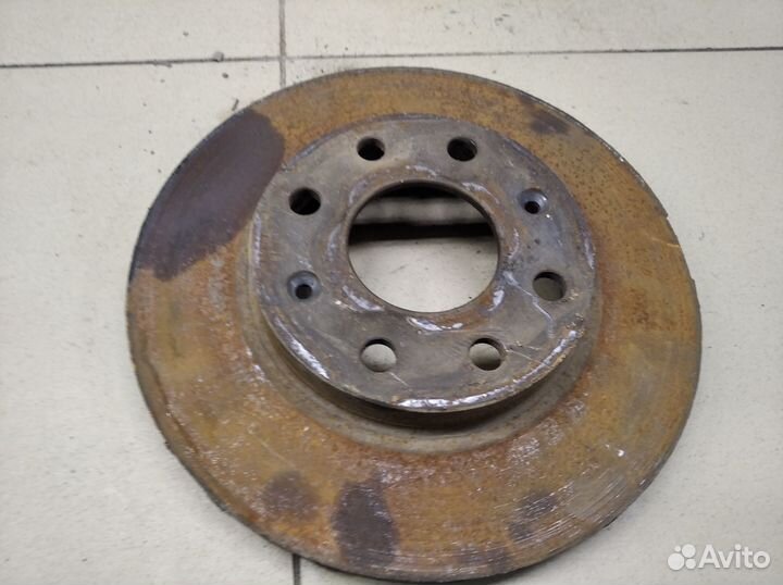 Диск тормозной передний вентилируемый Aveo (T200)