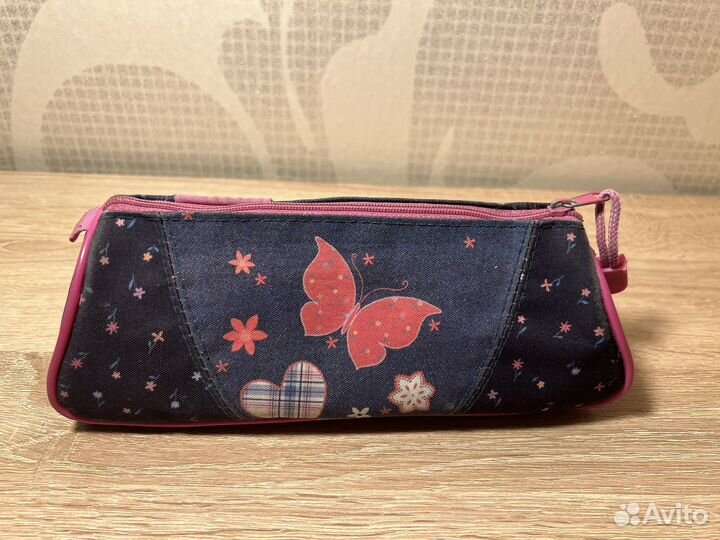 Пенал, Линейки, Цветные карандаши, Палитра