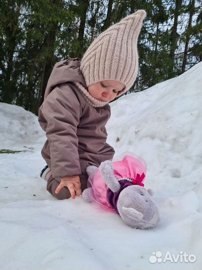 Комплект шапка и снуд ручной работы