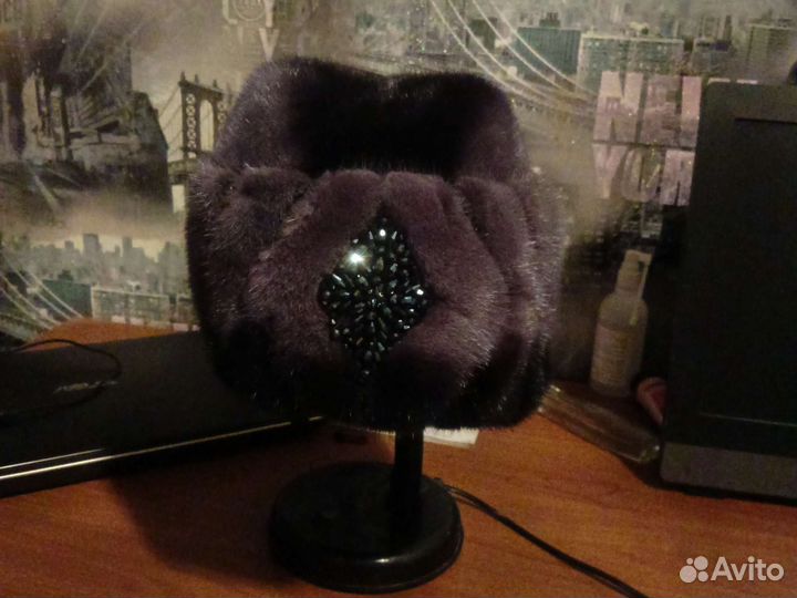 Шапка норковая женская бу