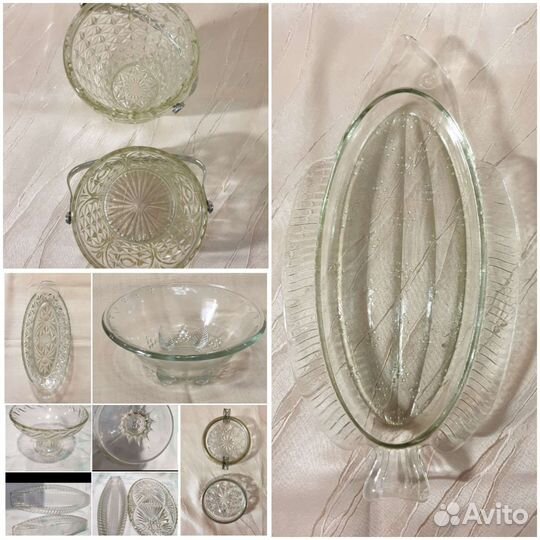 Поднос селедочница креманка сахарница ваза С