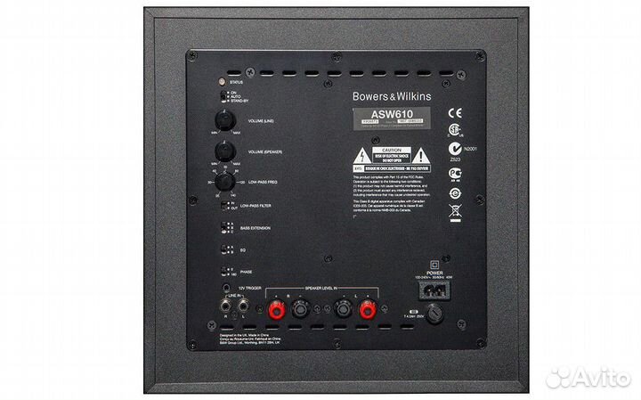 Bowers Wilkins ASW610 black