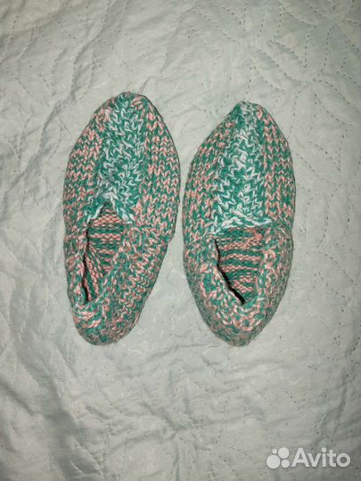 Вязаные следки