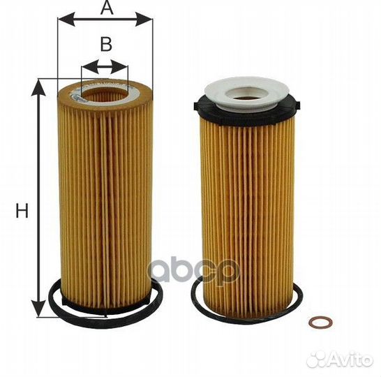 Фильтр масляный BMW F01/10/E70/71 2.5D-4.0D OG