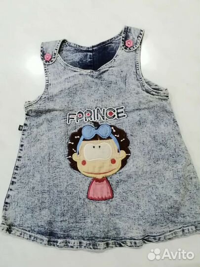 Джинсовый сарафан на девочку 2-3 лет и 3-4 лет