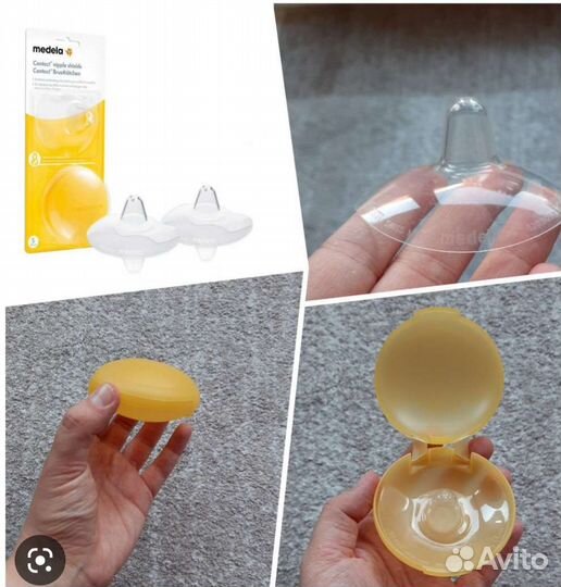 Силиконовые накладки на грудь (для сосков) medela
