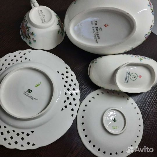Набор столовой посуды фаянсовый 