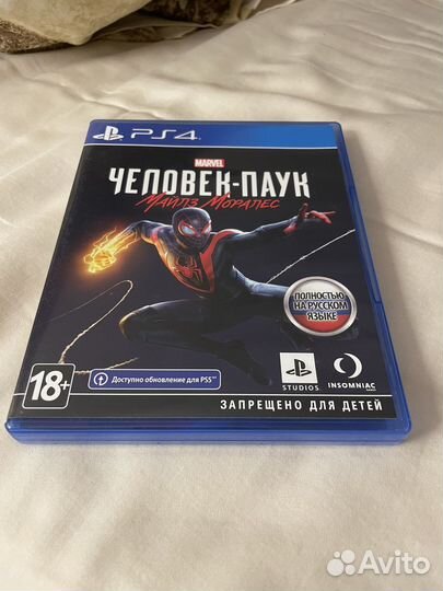 Человек паук майлз моралес ps4