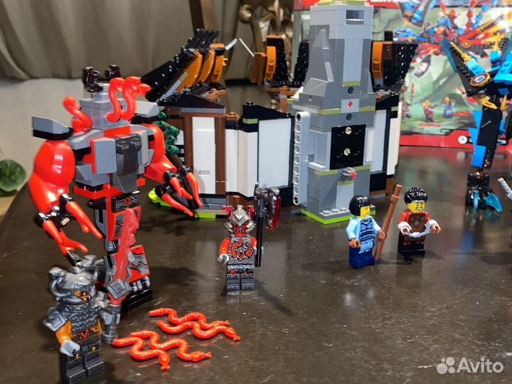 Lego Ninjago 70627 Кузница Дракона + 70629