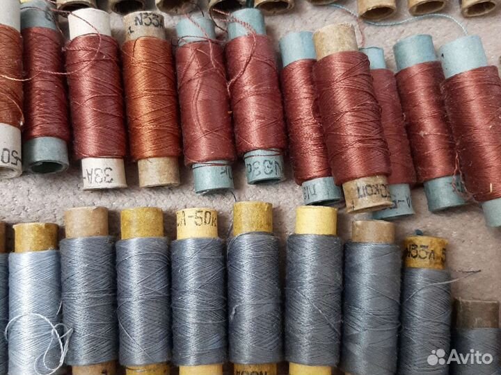 Нитки для шитья шелк СССР